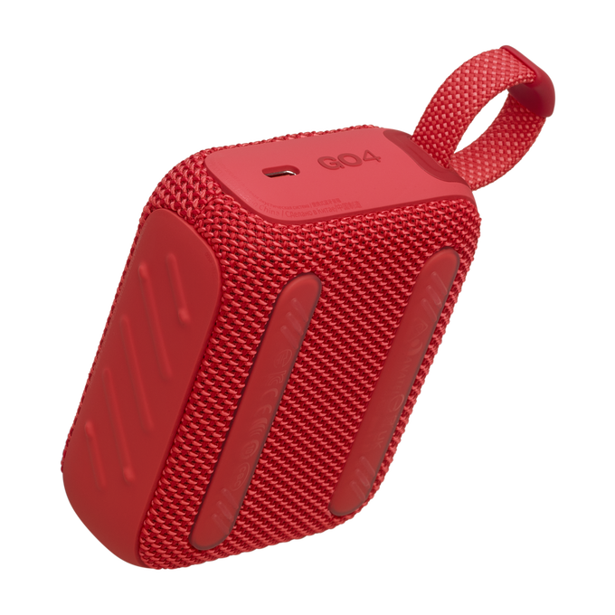 JBL Go 4 - Red - Ultra-Portable Bluetooth Speaker - Detailshot 2 image number null