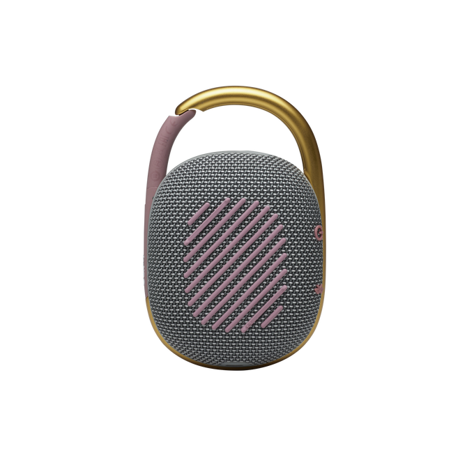 JBL Clip 4 - Grey - Ultra-portable Waterproof Speaker - Back image number null