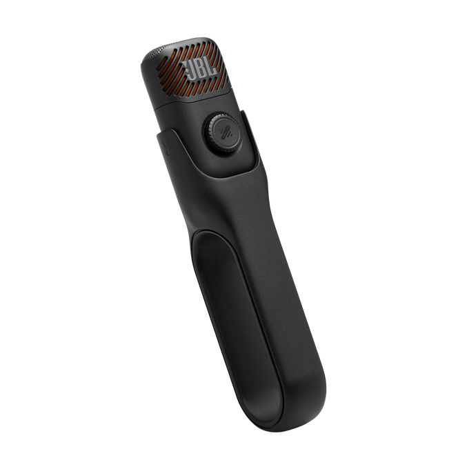 JBL EasySing Mic Mini - Black - Mini AI-powered microphone with real-time vocal removal - Detailshot 1 image number null