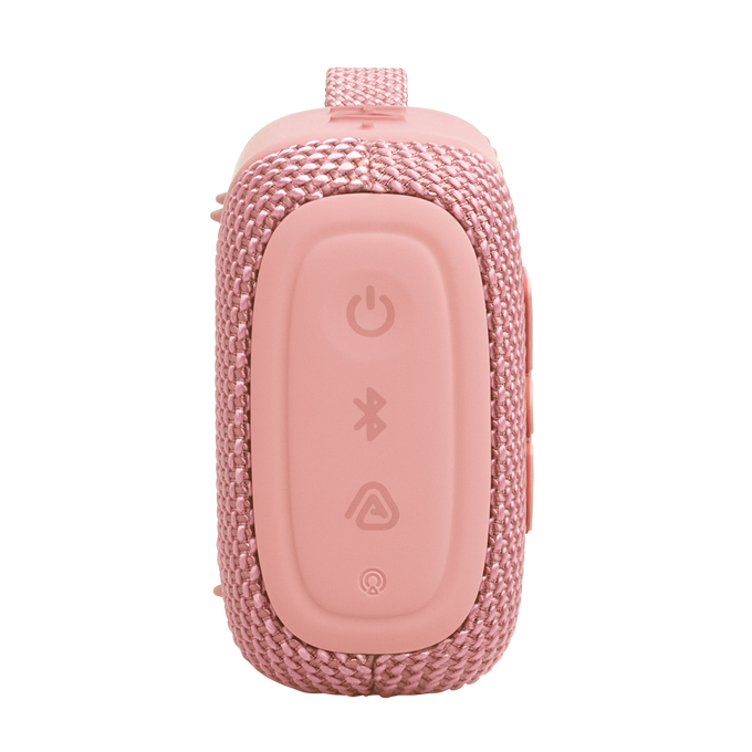 JBL Go 5 - Pink - Ultra-portable waterproof and drop-proof speaker with JBL legendary sound and ambient edge lighting - Right image number null