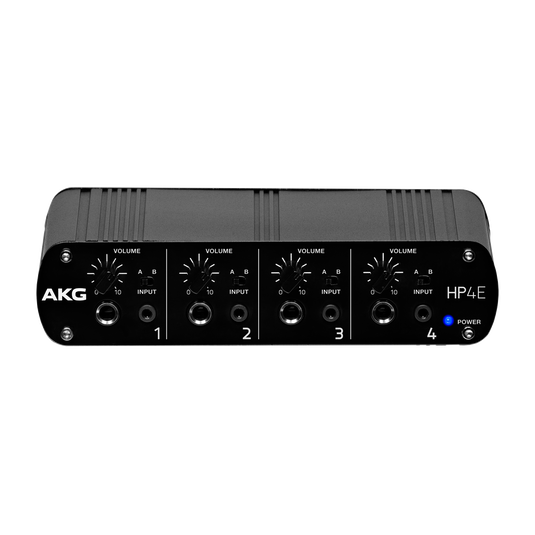 HP4E - Black - 4-channel headphone amplifier - Hero image number null