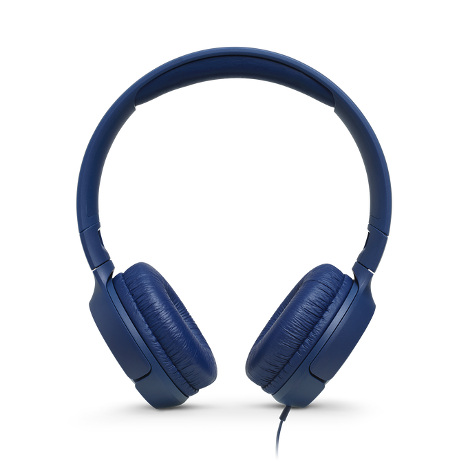 JBL Tune 500 - Blue - Wired on-ear headphones - Front image number null