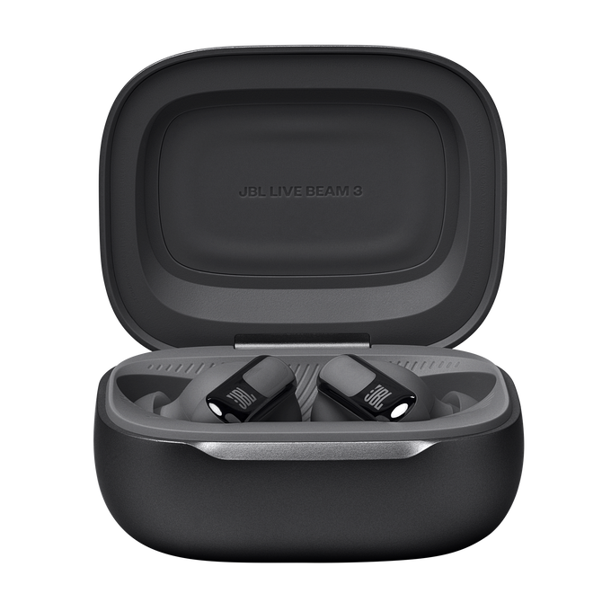 JBL Live Beam 3 - Black - True wireless noise-cancelling closed-stick earbuds - Detailshot 3 image number null
