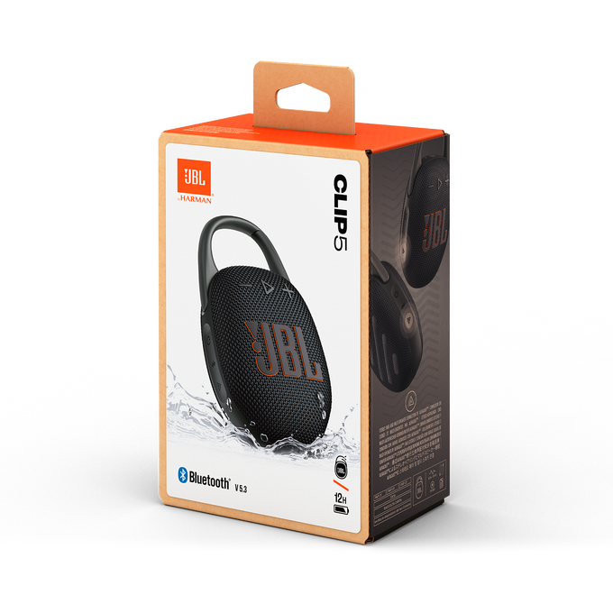 JBL Clip 5 - Black - Ultra-portable waterproof speaker - Detailshot 15 image number null