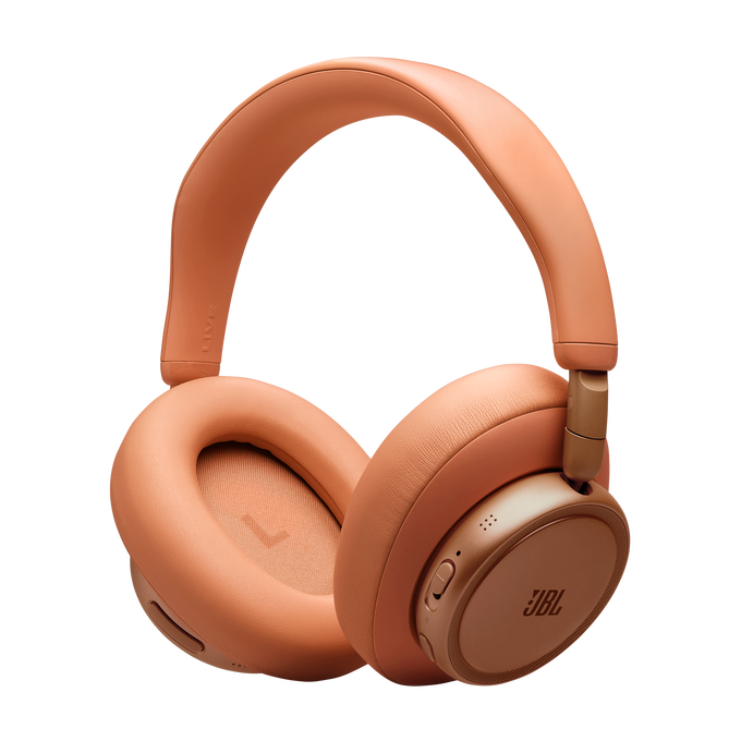 JBL Live 780NC - Orange - Wireless over-ear Noise Cancelling headphones - Bottom image number null
