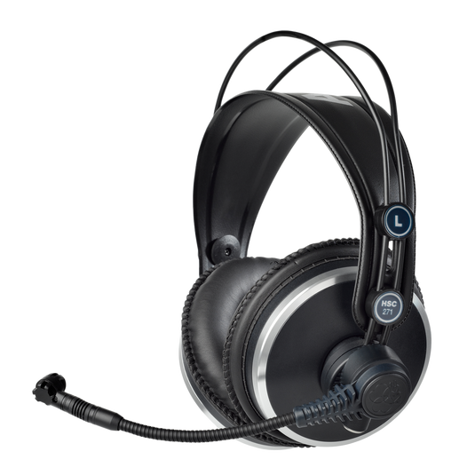 HSC271 - Black - Professional over-ear headset with condenser microphone - Hero image number null
