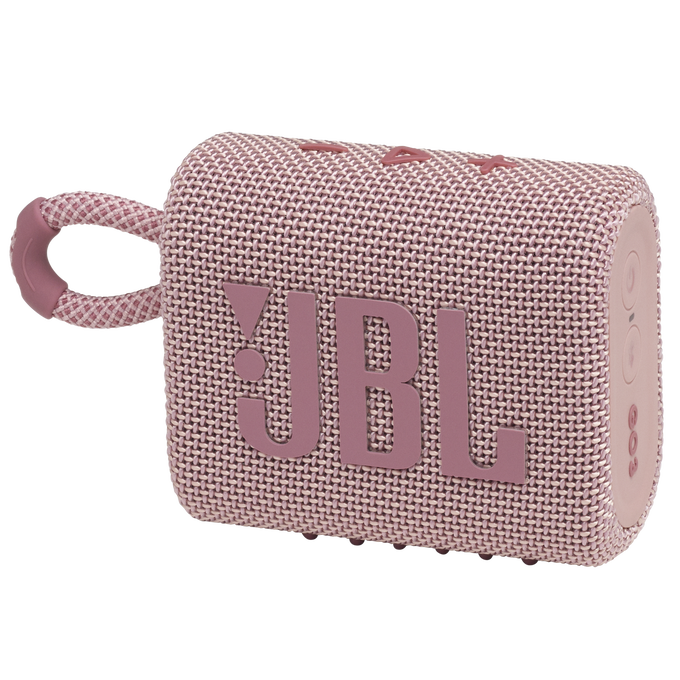 JBL Go 3 - Pink - Portable Waterproof Speaker - Hero image number null