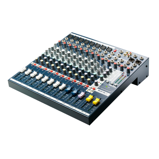 EFX8 - Dark Blue - Compact analogue 8 channel mixer with built-in effects - Hero image number null