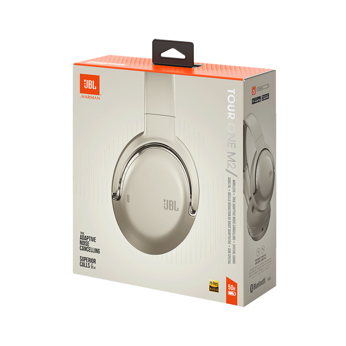 JBL Tour One M2 - Sand - Wireless over-ear Noise Cancelling headphones - Detailshot 10 image number null