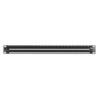 PB-48 - Black - The PB-48 is a patchbay that just works, all the time, every time. It comes in two flavors: half-normalled or de-normalled, with 48 1/4" points on the front panel, connected to 48 1/4" points on the rear. - Hero