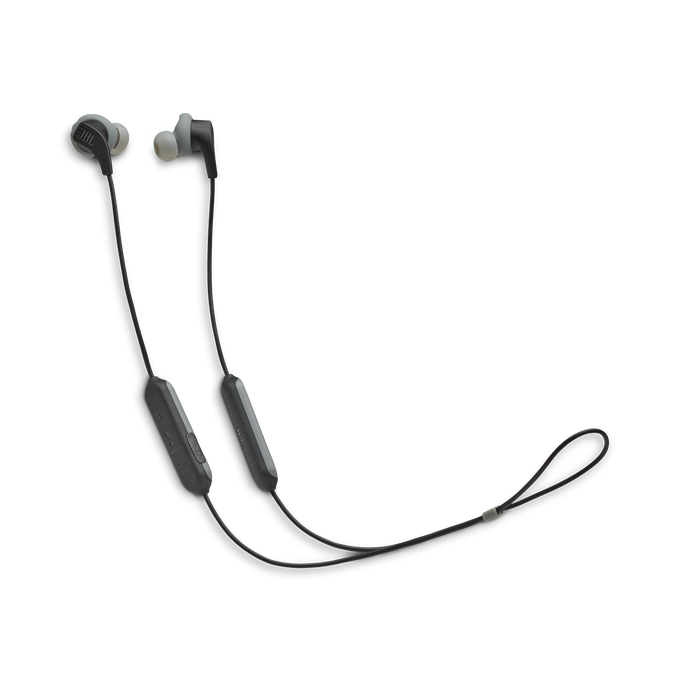 JBL Endurance RUNBT - Black - Sweatproof Wireless In-Ear Sport Headphones - Hero image number null