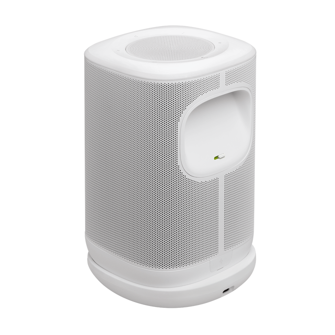 JBL Cove P1 - White - Portable Wi-Fi home speaker - Back image number null