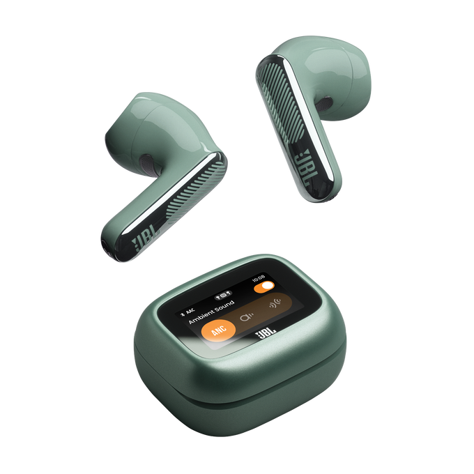 JBL Live Flex 4 - Green - True wireless Noise Cancelling earbuds - Top image number null