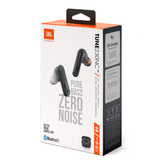 JBL Tune 230NC TWS True Wireless In-Ear Noise Cancelling Headphones -  Black, Small - Gadget Wonder Store
