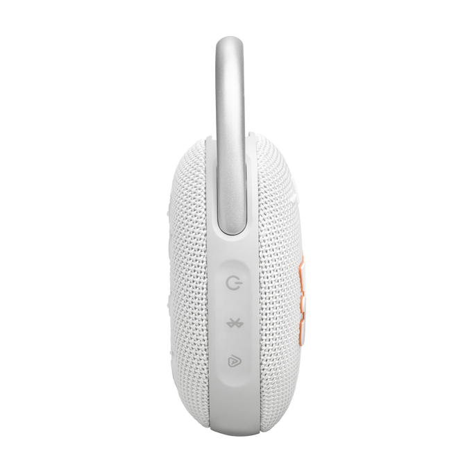JBL Clip 5 - White CSTM - Ultra-portable waterproof speaker - Left image number null
