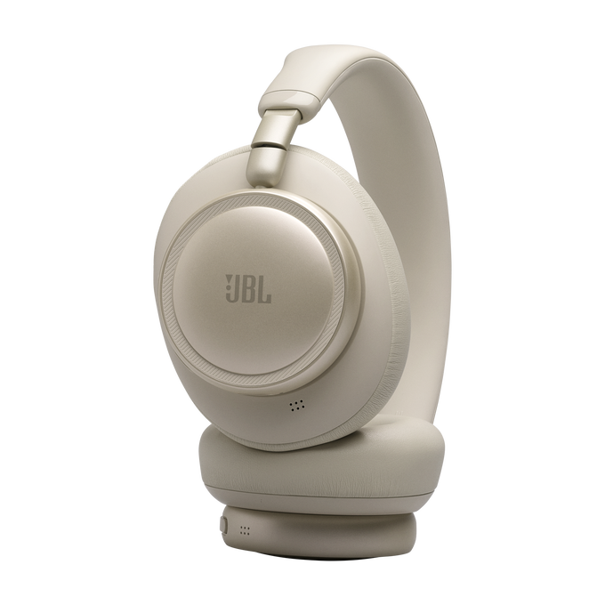 JBL Live 780NC - Sand - Wireless over-ear Noise Cancelling headphones - Top image number null