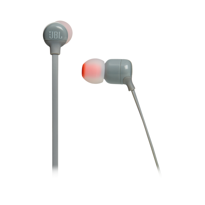 JBL Tune 110BT - Grey - Wireless in-ear headphones - Detailshot 3 image number null