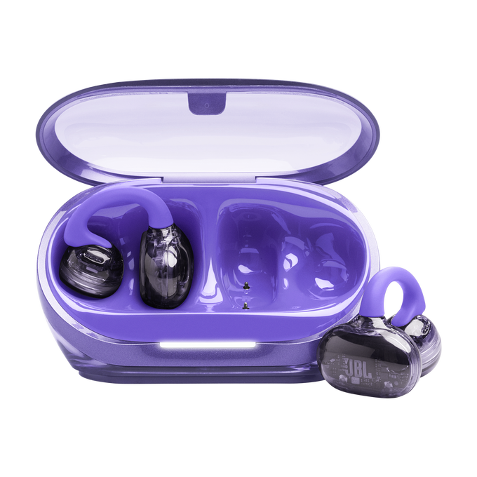 JBL Soundgear Clips - Purple - True wireless open-ear headphones - Hero image number null