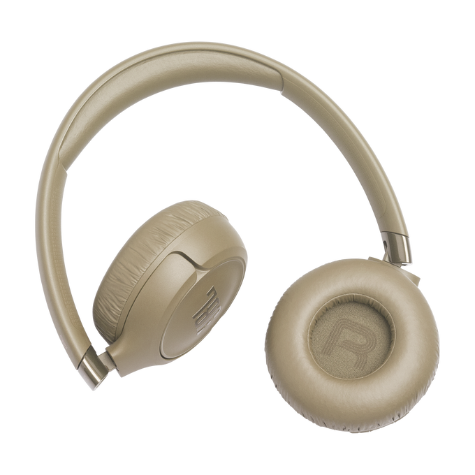 JBL Tune 680NC - Beige - Wireless on-ear Noise cancelling headphones - Detailshot 2 image number null