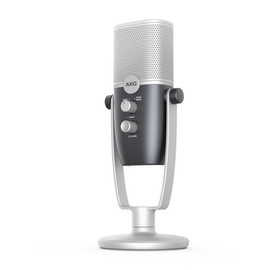 AKG Ara - Blue - Professional Two-Pattern USB Condenser Microphone - Detailshot 5 image number null