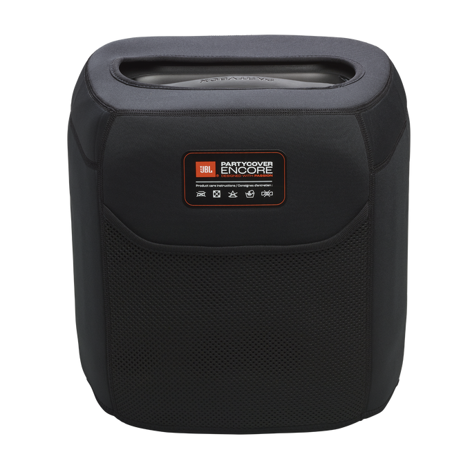 JBL PartyCover Encore 2 - Black - Protective cover for JBL PartyBox Encore 2 and Encore Essential 2 speakers - Detailshot 1 image number null