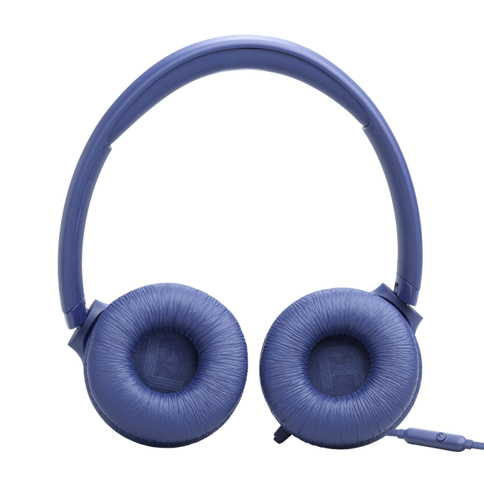 JBL Tune 530 Wired - Blue - Wired on-ear headphones - Left image number null