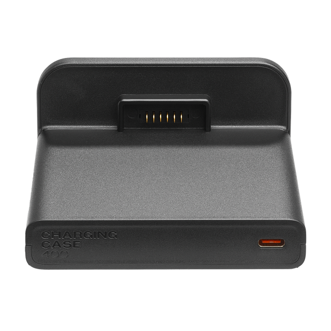 JBL Battery 400 with Charging Case - Black - An easy-to-replace spare battery with charging case - Back image number null