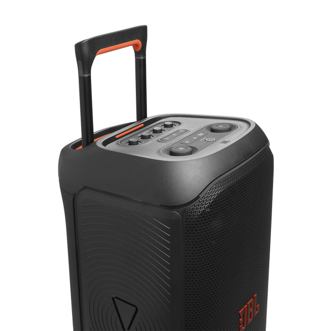 JBL PartyBox Stage 320 - Black - Portable party speaker with wheels - Detailshot 9 image number null