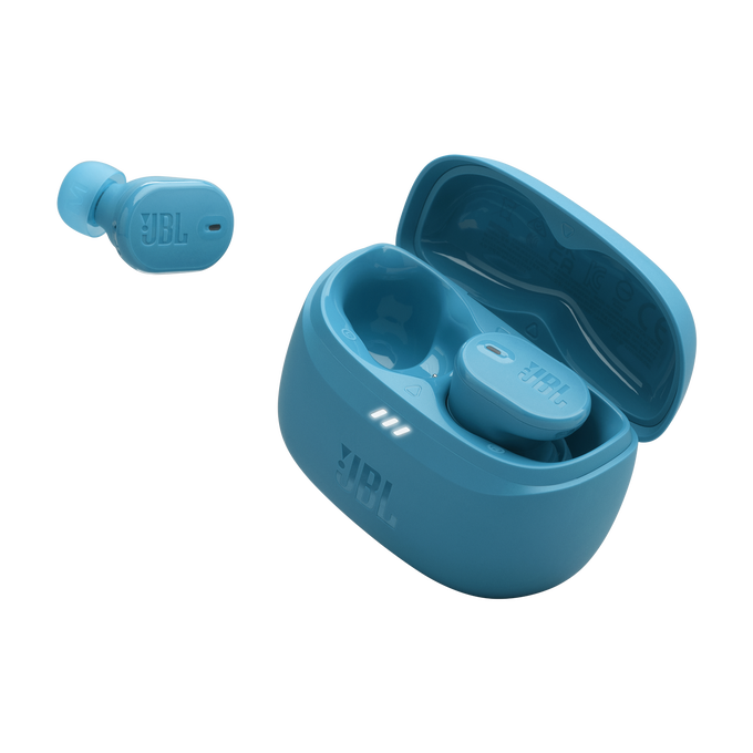JBL Tune Buds 2 - Turquoise - True Wireless Noise Cancelling Earbuds - Detailshot 2 image number null