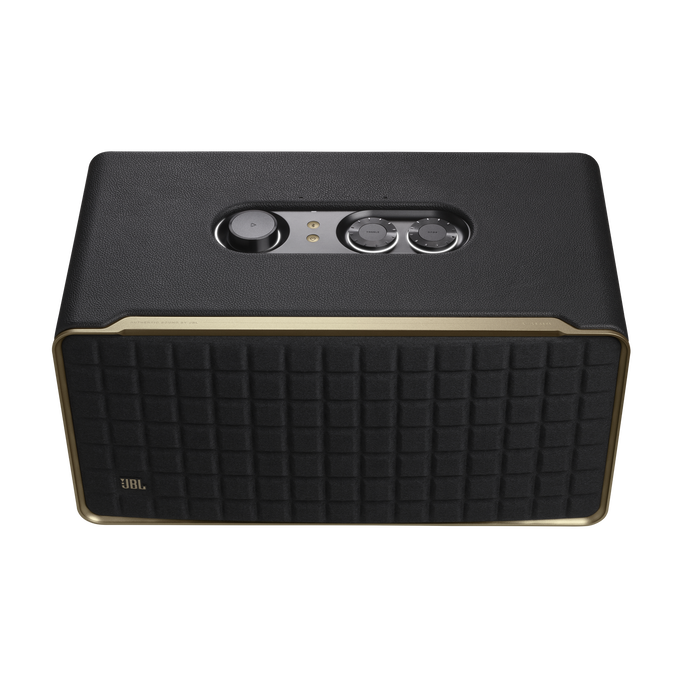 JBL Authentics 500 - Black - Hi-fidelity smart home speaker with Wi-Fi, Bluetooth and Voice Assistants with retro design. - Detailshot 2 image number null