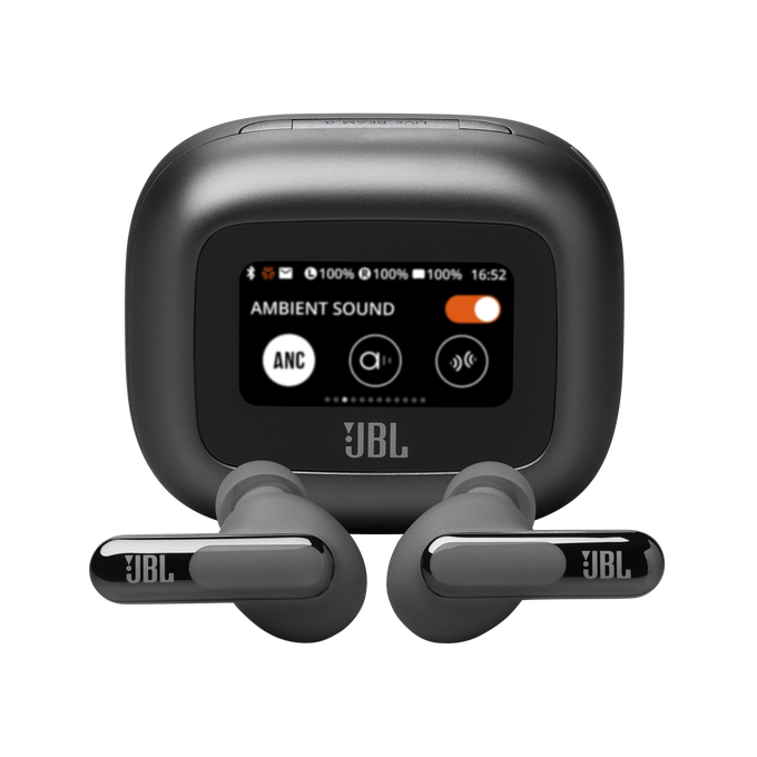 JBL Live Beam 3 - Black - True wireless noise-cancelling closed-stick earbuds - Hero image number null