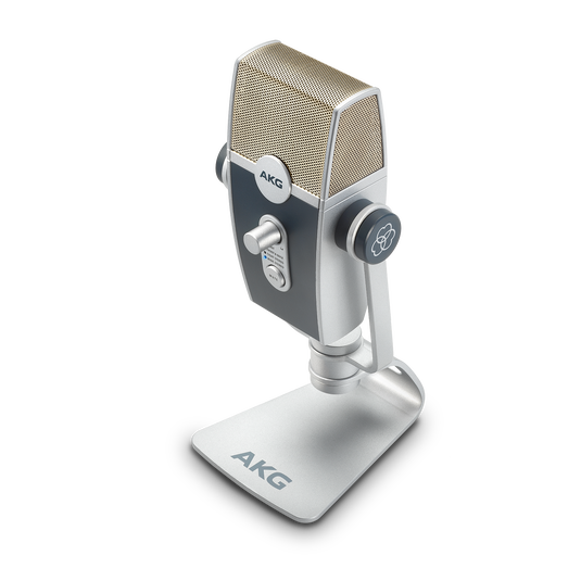 AKG Lyra - Silver - Ultra-HD Multimode USB Microphone  - Detailshot 3 image number null