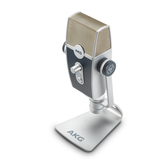 AKG Lyra - Silver - Ultra-HD Multimode USB Microphone - Detailshot 3 image number null