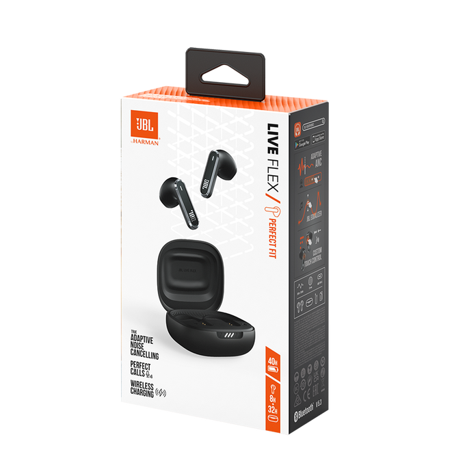 JBL Live Flex - Black - True wireless Noise Cancelling earbuds - Detailshot 15 image number null