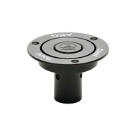 MF M - Black - Mounting flange for use with DAM+ Microphone series - Hero