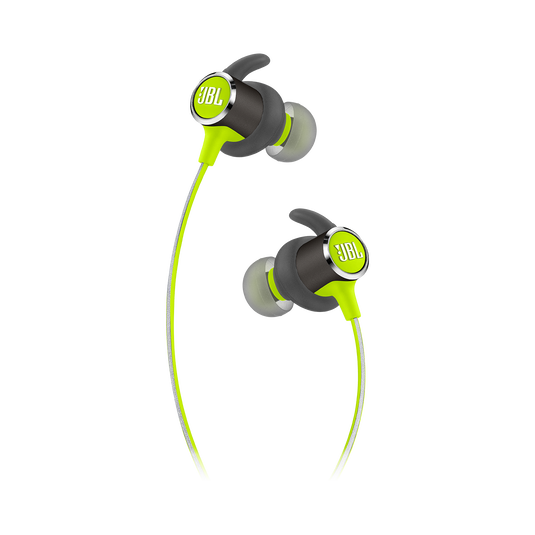 JBL REFLECT MINI 2 - Green - Lightweight Wireless Sport Headphones - Detailshot 2 image number null