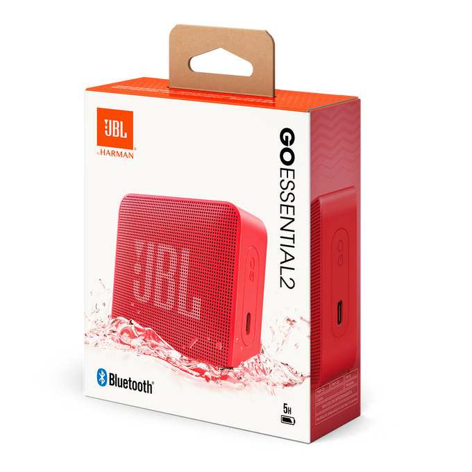 JBL Go Essential 2 Personalized - Red CSTM - Portable Waterproof Speaker - Detailshot 8 image number null