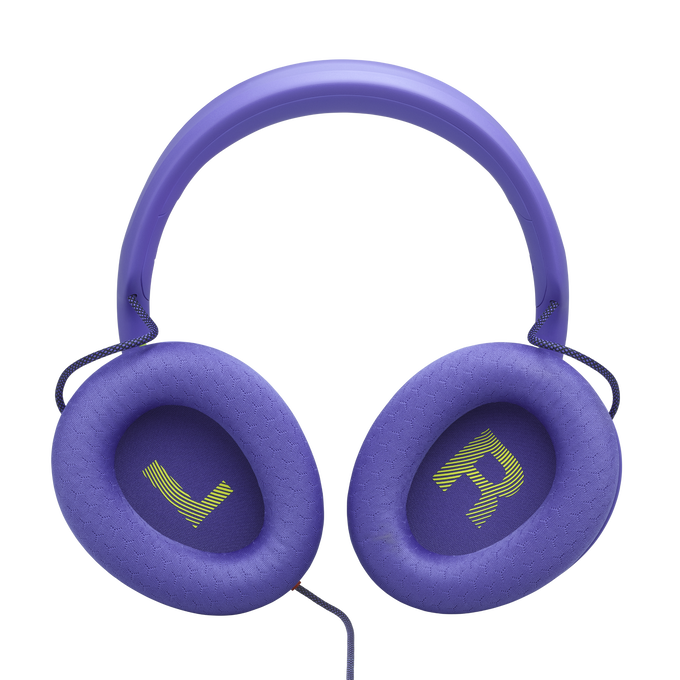 JBL Quantum 120 - Purple - Wired multiplatform gaming headset - Left image number null