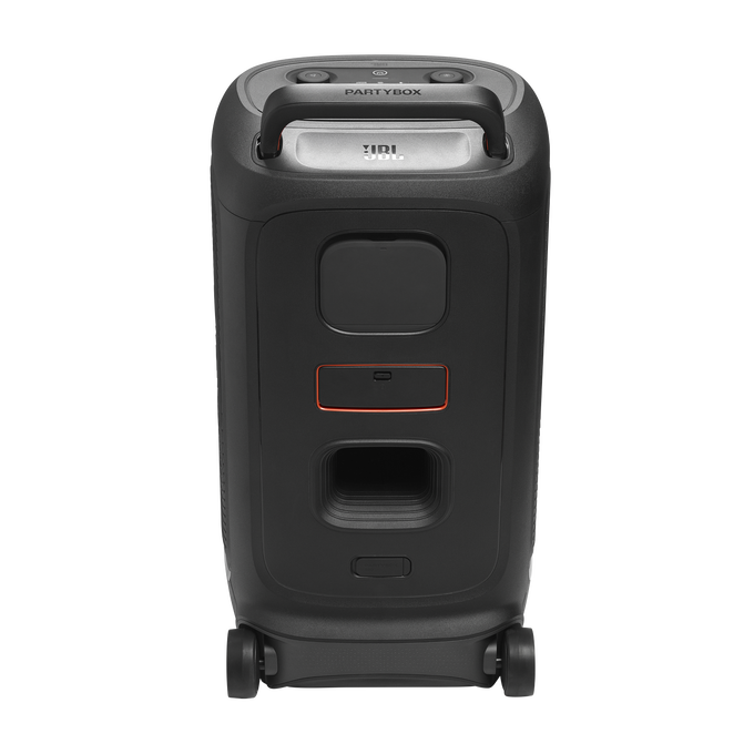 JBL PartyBox 520 - Black - Portable battery-powered party speaker with powerful and loud sound - Back image number null