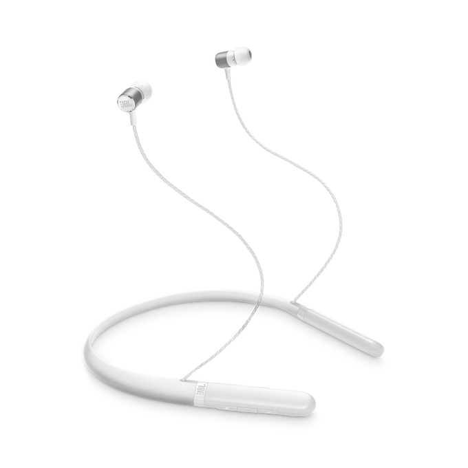 JBL Live 200BT - White - Wireless in-ear neckband headphones - Hero image number null