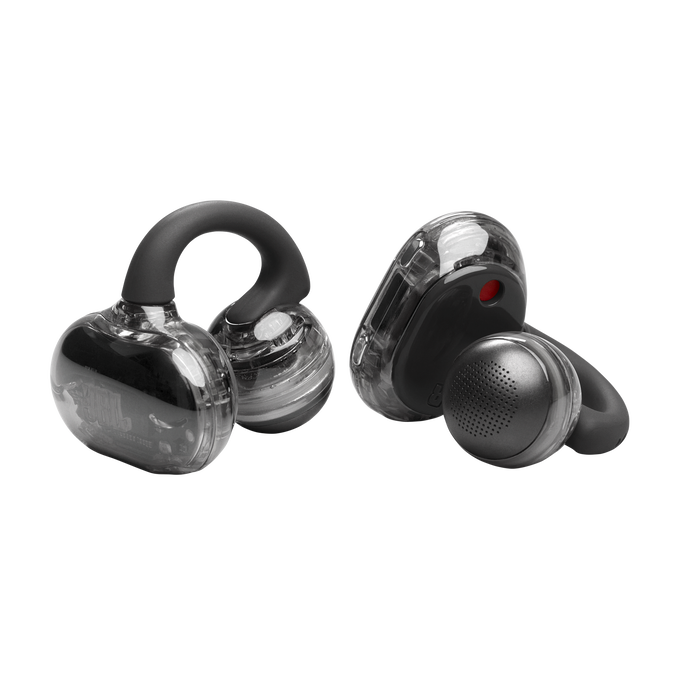 JBL Soundgear Clips - Black - True wireless open-ear headphones - Front image number null