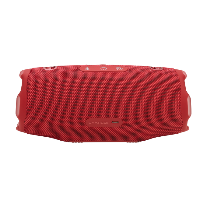JBL Charge 6 - Red - Portable waterproof and drop-proof Bluetooth speaker - Back image number null