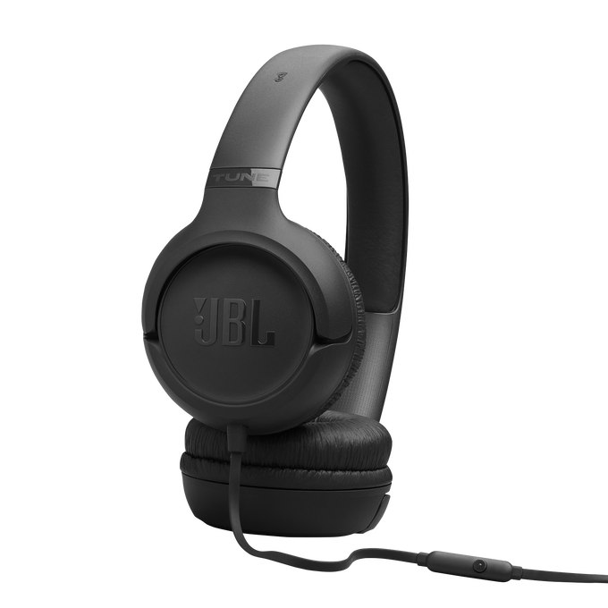 JBL Tune 530 Wired - Black - Wired on-ear headphones - Right image number null
