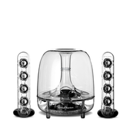 SoundSticks III - Clear - Three-piece, 2.1-channel multimedia sound system - Hero