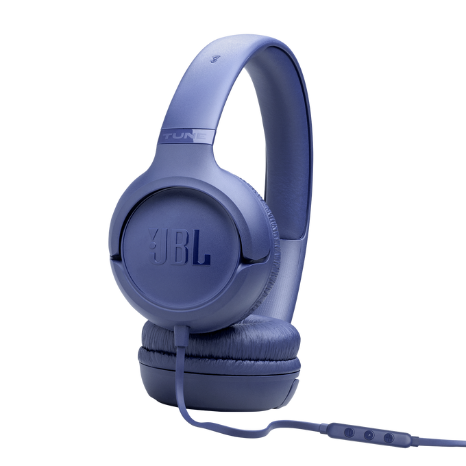 JBL Tune 530C - Blue - Wired on-ear headphones - Right image number null