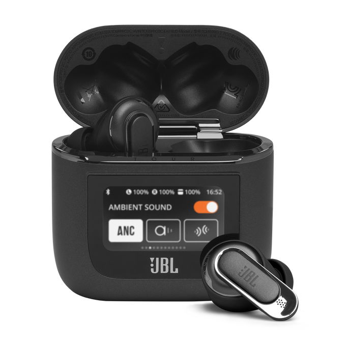 JBL Tour Pro 2 - Black - True wireless Noise Cancelling earbuds - Hero image number null