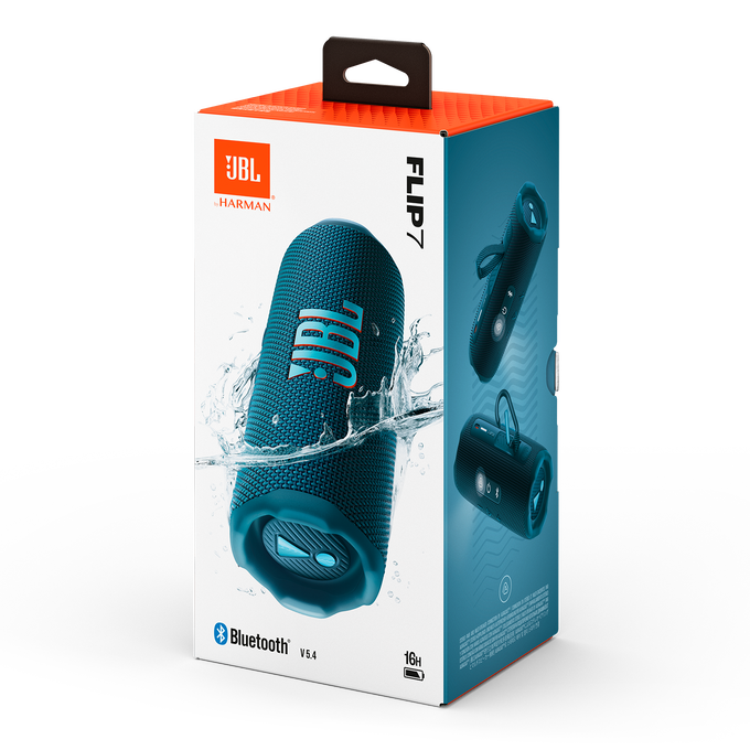 JBL Flip 7 - Blue - Portable waterproof and drop-proof  speaker - Detailshot 9 image number null
