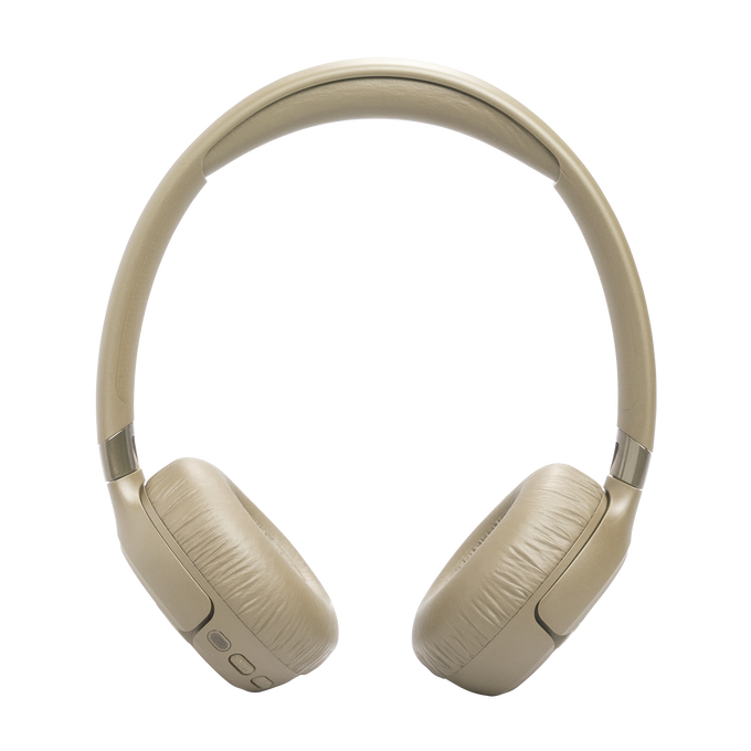 JBL Tune 680NC - Beige - Wireless on-ear Noise cancelling headphones - Front image number null