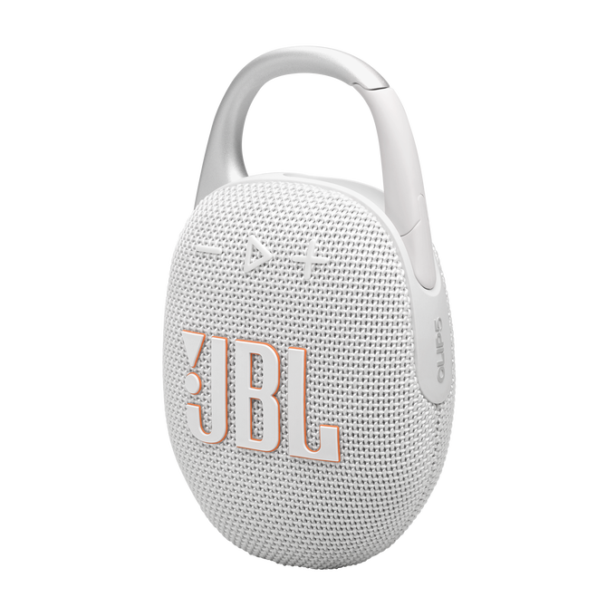 JBL Clip 5 - White CSTM - Ultra-portable waterproof speaker - Detailshot 1 image number null
