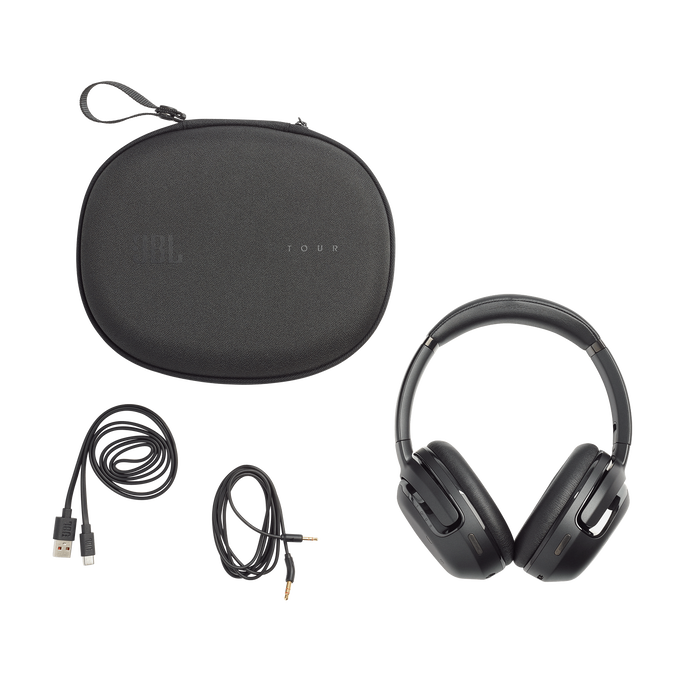 JBL Tour One M2 - Black - Wireless over-ear Noise Cancelling headphones - Detailshot 8 image number null